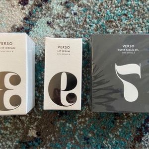 Brand new in box luxury Verso Skincare